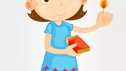 O fetita a murit din cauza unei rochite de bumbac si a unei brichete