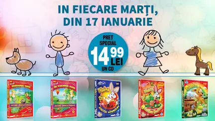Nu rata colecția de CD-uri educative pentru copii!