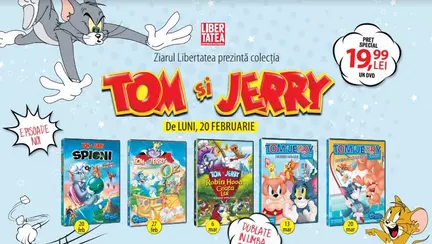 (P) Noua colectie Tom si Jerry la chioscurile de ziare
