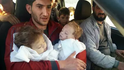 Copiii, victime inocente ale atacului cu gaz sarin din Siria