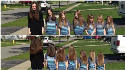 Toti radeau de copiii ei ca si-au lasat parul lung. Insa ei nu s-au lasat intimidati