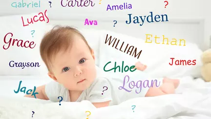 Top 5 cele mai populare nume de baieti din ultimii 100 de ani
