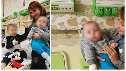 2 copii au fost gasiti in frig in fata Spitalului Judetean din Alexandria