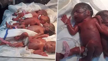 Nastere miraculoasa: Septupleti veniti pe lume pe cale naturala