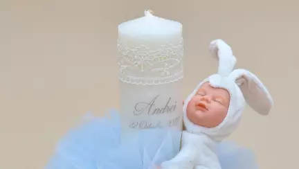 (P) Recomandarile Couture Bebe vizavi de alegerea lumanarii de botez