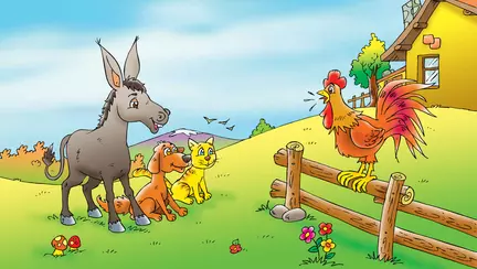 Muzicanții din Bremen. Povești pentru copii de Frații Grimm