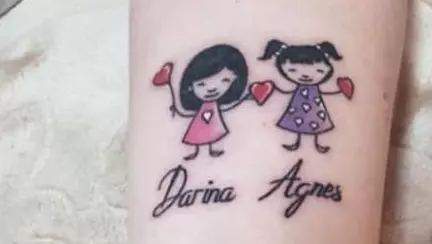 Ce mesaj emoționant și-a tatuat un bărbat pe braț după moartea fiicelor sale