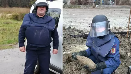 O bombă neexplodată a fost găsită în curtea unei grădinițe din Reșița