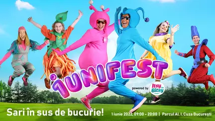Copiii și părinții sar în sus de bucurie la 1uniFEST