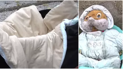 O mamă și-a abandonat bebelușul de 8 luni în scara unui bloc din Bălți. Alături a lăsat un bilet și biberonul cu lapte cald