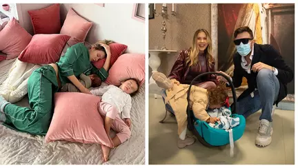 "L-a mușcat pe bebe!" Fiica lui Emily Burghelea, reacție violentă față de fratele ei în vârstă de o lună