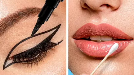 Tendințe de frumusețe pentru 2023 fanteziste - de la eyeliner grafic la efecte de lumină asupra pielii și unghii cu gel