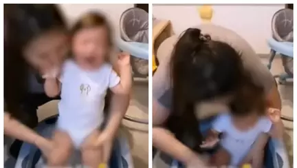 O femeie și-a pus copilul într-un lighean cu zăpadă pentru "stimularea imunității". "Spartan te fac!" Reacția autorităților