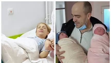 O femeie de 57 de ani, din Baia Mare, a devenit cea mai în vârstă mamă de gemeni din România. "Este ceva magic!"