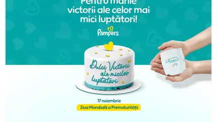 Pampers celebrează micii luptători născuți prematur și continuă donația anuală de scutece către maternități