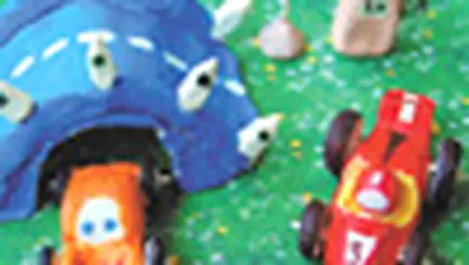 Creatiile micului tau artist - doar din lut si vopsea