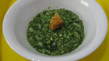 Spanac cu orez (dupa 10 luni)