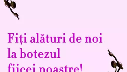 Fiti alaturi de noi la...