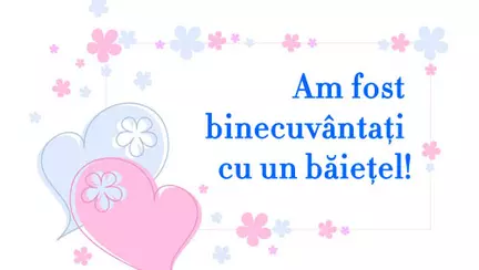 Am fost binecuvantati cu...