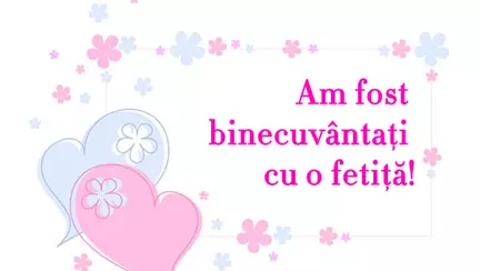 Am fost binecuvantati cu...