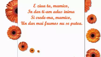 E ziua ta mamico...