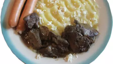 Ficatei cu piure de cartofi