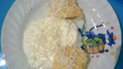 Mamaliguta cu branza si smantana