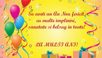 Sa aveti un An Nou...
