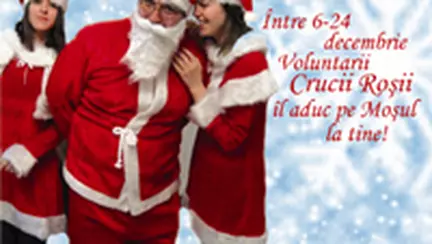 Mos Craciun se lasa inchiriat si doneaza banii in scopuri umanitare