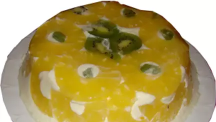 Tort de fructe fara blat