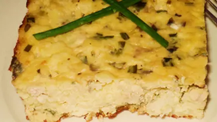 Budinca de orez cu pui si ciuperci