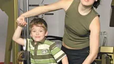 Gimnastica cu mama si copilul