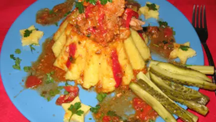 Mancare "Vulcanul noroios"