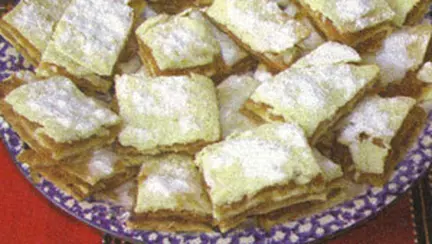 Prajitura cu mere si scortisoara