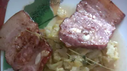 Varza cu costita afumata