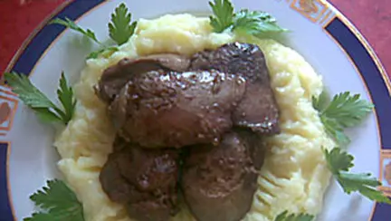 Ficat de pui in ceapa