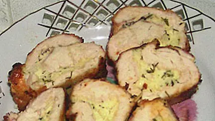 Rulou din piept de pui