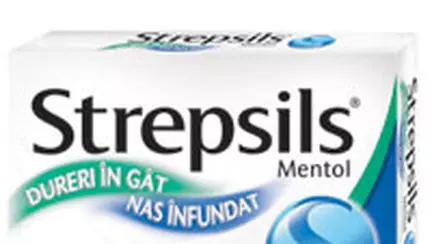 Strepsils Mentol - pentru dureri in gat si nas infundat