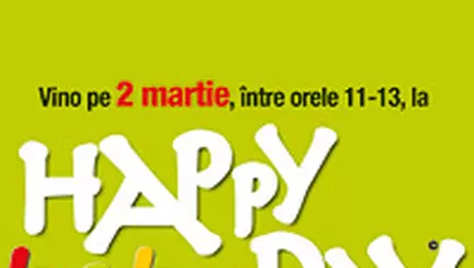 Pe 2 martie, va asteptam cu mic, cu mare, la HAPPY baby DAY!
