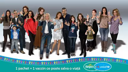 A treia editie a campaniei â€ž1 pachet = 1 vaccinâ€, desfasurata de Pampers si UNICEF, a ajuns la final