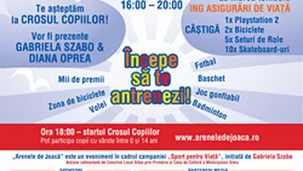 Copiii din Sibiu vor petrece Ziua Copilului la Arenele de Joaca