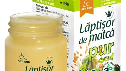 Laptisor de matca pur Apiland, pentru sanatatea si frumusetea ta