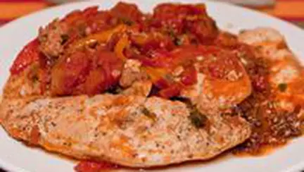 Mancare de pui cu masline