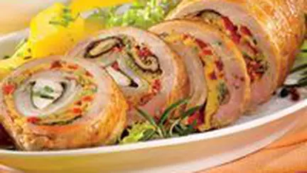 Rulada de porc cu ciuperci