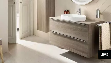 (P) 5 Unități de mobilier pentru camera de baie destinate unui număr de 5 tipuri de cămine