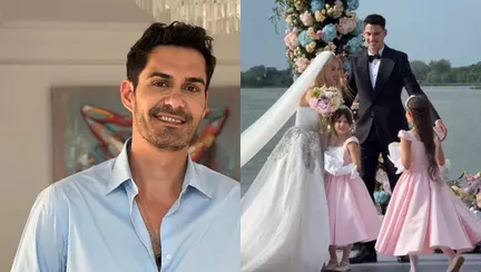 Postarea ironică a lui George Burcea chiar în ziua nunții Andreei Bălan. Fetele lui îi spun „tata” lui Victor Cornea