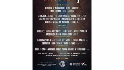 UNTOLD anunță programul pe zile: află când vor urca pe scena festivalului headlinerii Sting, Zara Larsson, Lewis Capaldi, Swae Lee, Flo-Rida, Martin Garrix, Kygo, The Chainsmokers și alții