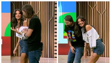Ramona Olaru și Dan Alexa, schimb de replici neașteptat, în direct, la TV. Ce i-a spus bruneta și cum a reacționat antrenorul: „Te joci cu cuvintele”