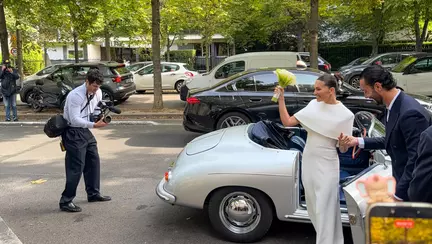 Thylane Blondeau s-a căsătorit! „Cea mai frumoasă fată din lume”, apariție de o eleganță absolută la cununia civilă din Paris