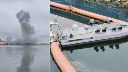 MApN, prima reacție după ce o dronă maritimă a explodat în Portul Constanța: „Este de tipul celor folosite în războiul din Ucraina'